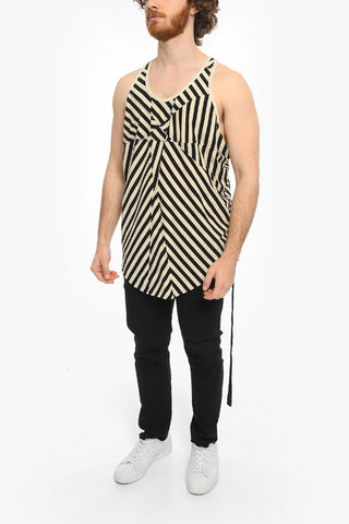 DRWSHDW Stripe Patterned HALTAR Tank Top