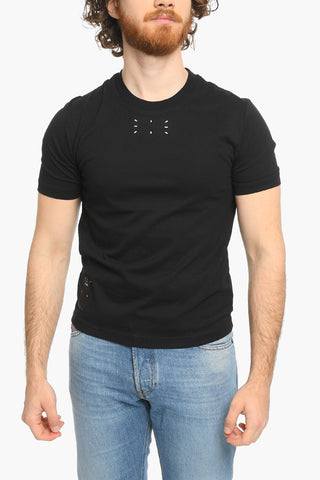 MCQ N.0 Relaxed-fit Crew-neck T-shirt with Embossed Detailing