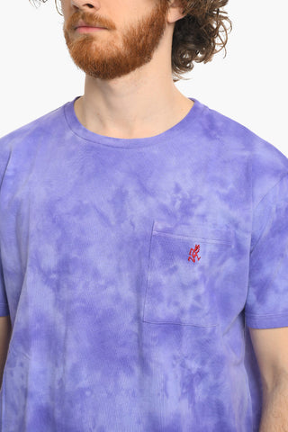 T-shirt Girocollo ONE POINT Effetto Tie Dye con Taschino
