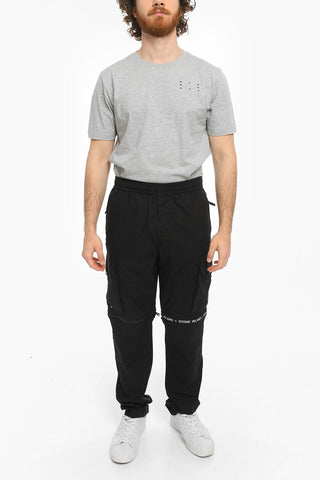 Pantaloni Cargo Modulari in Cotone Stretch