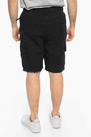 Pantaloni Cargo Modulari in Cotone Stretch