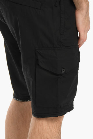 Pantaloni Cargo Modulari in Cotone Stretch
