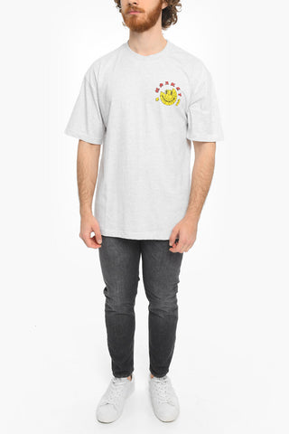 SMILEY Printed Crew-neck PIECE OF MIND T-Shirt