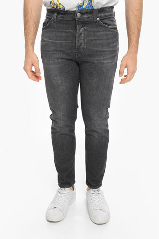 Stretch Denim Slim Fit DRAKE Jeans 16cm