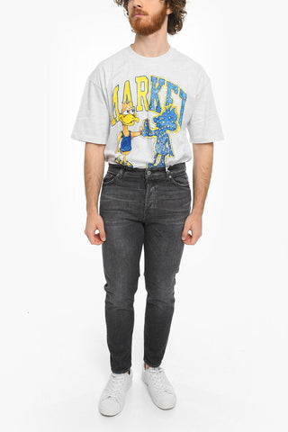 Stretch Denim Slim Fit DRAKE Jeans 16cm