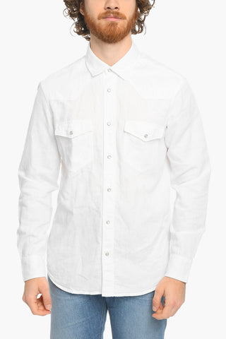 Camicia Houston Cotone Lino Tinto Capo