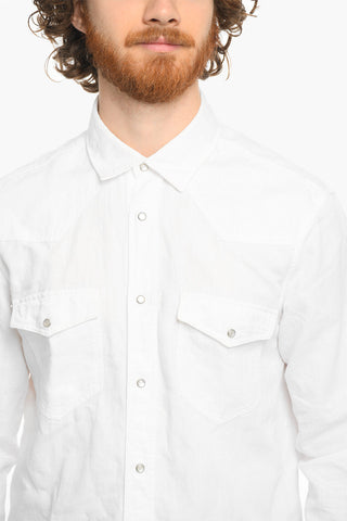 Camicia Houston Cotone Lino Tinto Capo