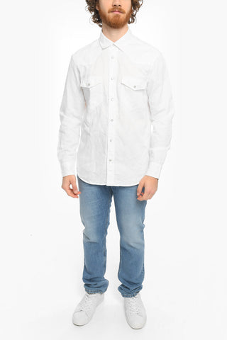 Camicia Houston Cotone Lino Tinto Capo
