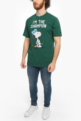 PEANUTS Snoopy Printed Crew-neck T-Shirt