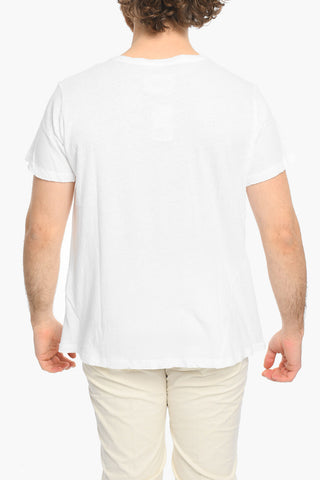 T-Shirt BIG SUN Girocollo con Stampa sul Fronte