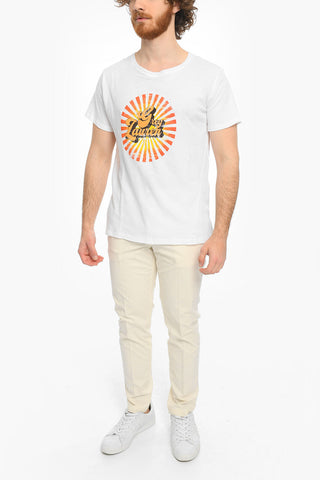 T-Shirt BIG SUN Girocollo con Stampa sul Fronte