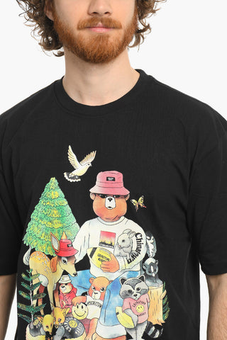 SMILEY T-Shirt FRIENDS Girocollo Stampata