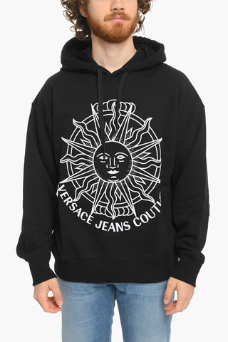 COUTURE Embroidered SUN OUTLINE Hoodie