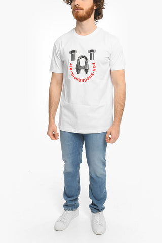 T-Shirt DIEGOS in Cotone con Stampa