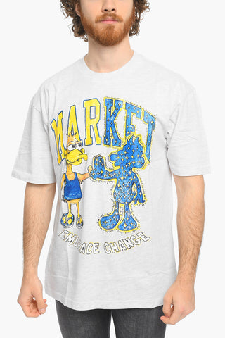 T-Shirt Girocollo Stampata