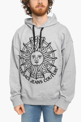 COUTURE Embroidered SUN OUTLINE Hoodie