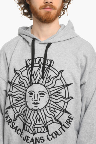 COUTURE Embroidered SUN OUTLINE Hoodie