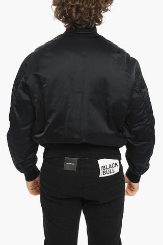 KENNY SCHARF Nylon Padded Puffer with SADDLE Pockets and Logo Patch