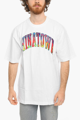 Watercolor Printed Crew-Neck T-shirt