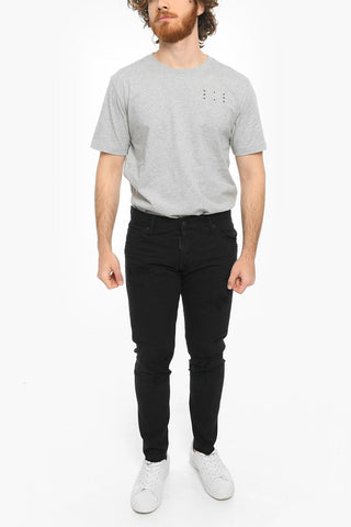 BLACK BULL Frayed Hem SEXY TWIST Low Rise Jeans 13cm