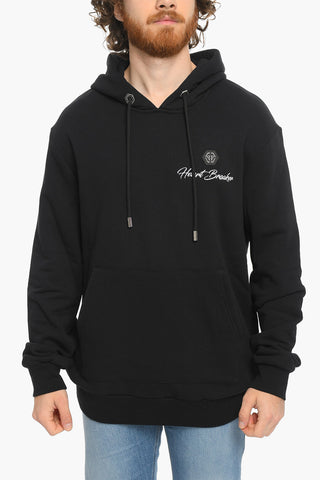 HEART BREAKER Hoodie Sweatshirt with Logo and Cangaroo Pocket