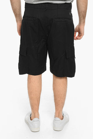 SHADOW PROJECT Cargo Shorts with Zip Fastening
