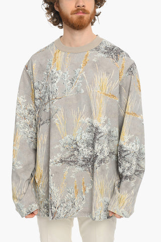SIXTH COLLECTION Long Sleeve All-Over Printed T-shirt