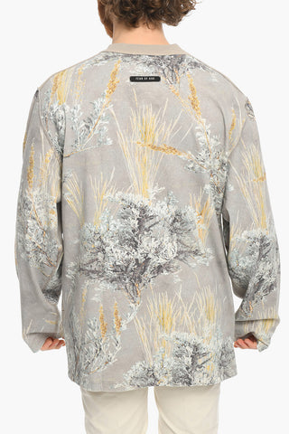 SIXTH COLLECTION Long Sleeve All-Over Printed T-shirt