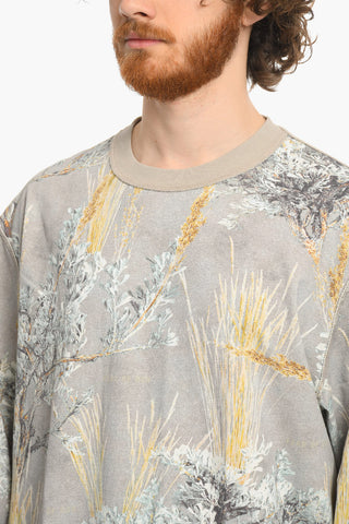 SIXTH COLLECTION Long Sleeve All-Over Printed T-shirt
