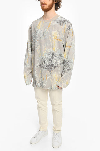 SIXTH COLLECTION Long Sleeve All-Over Printed T-shirt