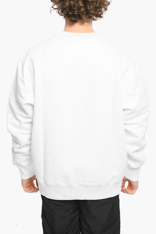 COUTURE Crew Neck REFLECTIVE LOGO Brushed Cotton Sweatshirt