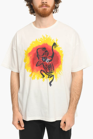 Front Printed Crew-neck KASHIN DYES-B T-Shirt