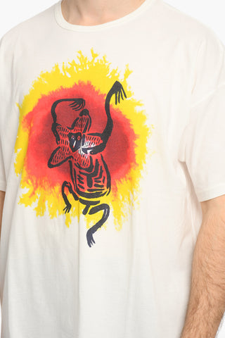 Front Printed Crew-neck KASHIN DYES-B T-Shirt