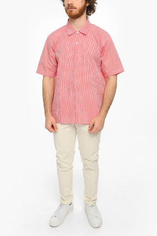 Gingham Check Motif Short Sleeve ITALO Shirt