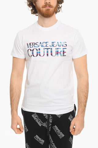 COUTURE Printed REFLECTIVE LOGO Slim Fit T-Shirt