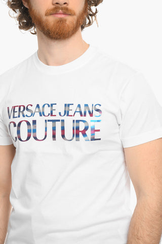 COUTURE Printed REFLECTIVE LOGO Slim Fit T-Shirt