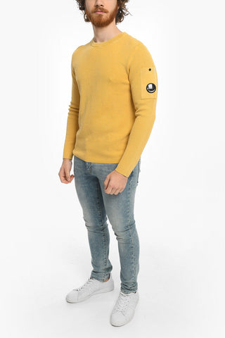 Maglia Girocollo a Costine in Cotone