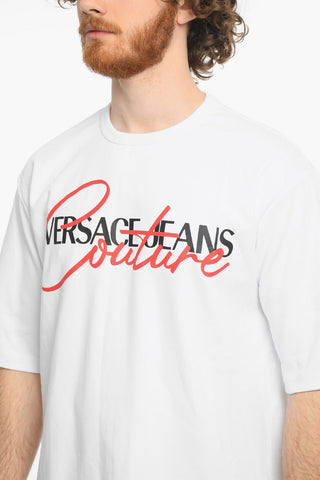 COUTURE T-Shirt Girocollo RUBBER in Cotone