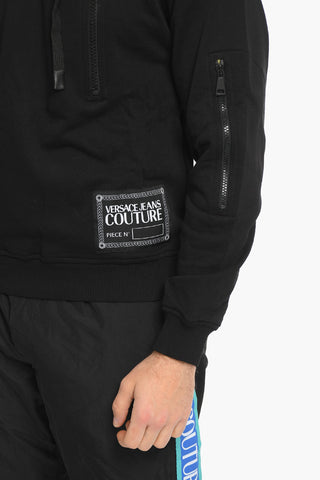 COUTURE Felpa CONTRAST con Doppia Zip e Cappuccio a Contrasto