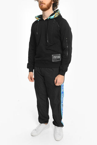 COUTURE Felpa CONTRAST con Doppia Zip e Cappuccio a Contrasto