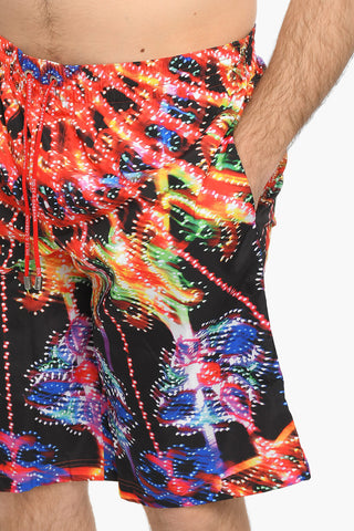 Printed Nylon FERRIS WHEEL Swimshorts