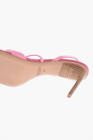 Wood Heel LIMONE Leather Sandals 8cm