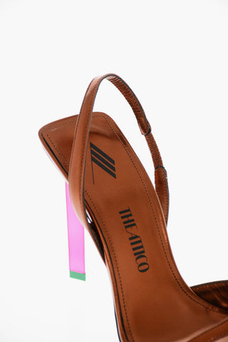 Lamè Leather GINGER Slingback Sandals