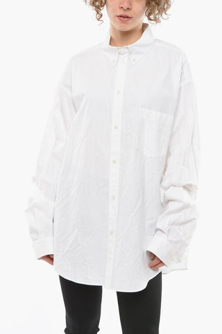 UNISEX Oversized Shirt with Embroidered Logo on the Back