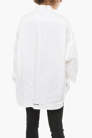 UNISEX Oversized Shirt with Embroidered Logo on the Back