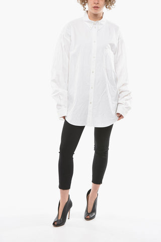 UNISEX Oversized Shirt with Embroidered Logo on the Back