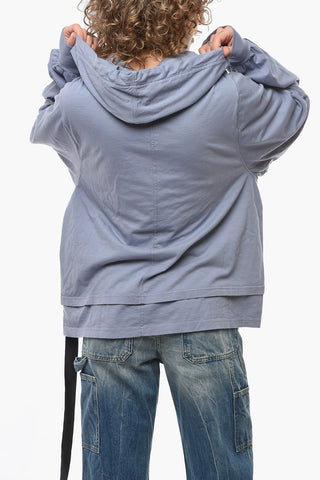 DRKSHDW Double-layered Oversized Hoodie T-shirt