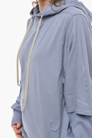 DRKSHDW Double-layered Oversized Hoodie T-shirt