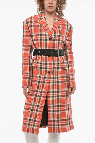 Tartan Trench with Belt