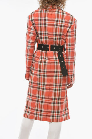 Tartan Trench with Belt
